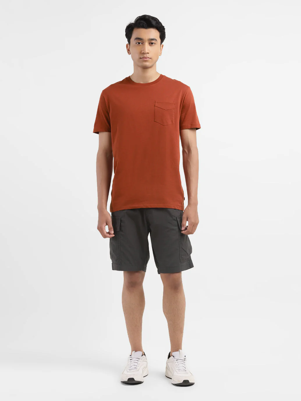 Men's Solid Crew Neck T-shirt