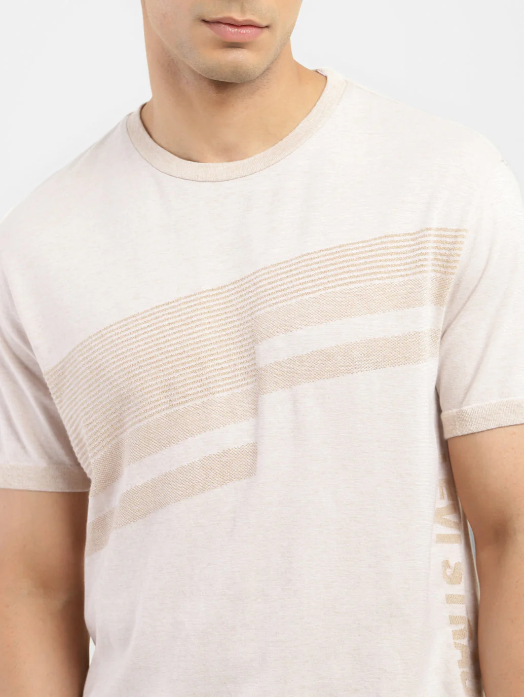 Men's Solid Crew Neck T-shirt - Image 5