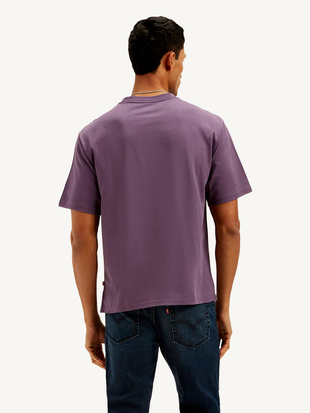 Men's Solid Crew Neck T-shirt - Image 3