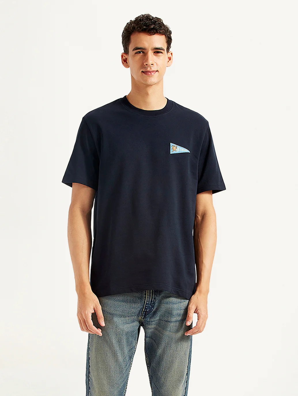 Men's Solid Crew Neck T-shirt - Image 2