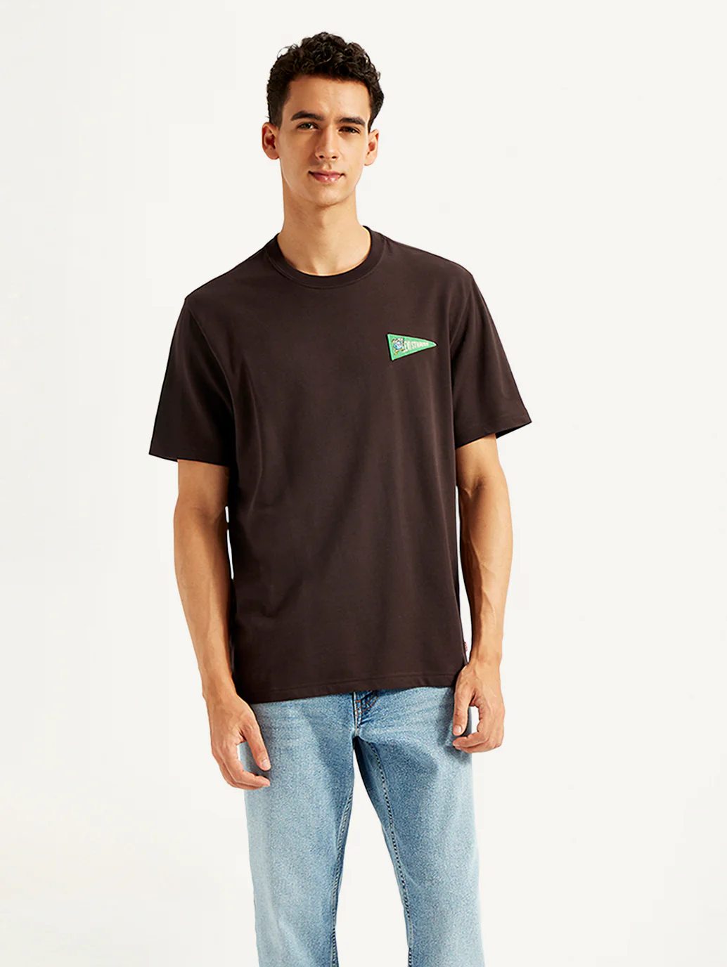 Men's Solid Crew Neck T-shirt - Image 2