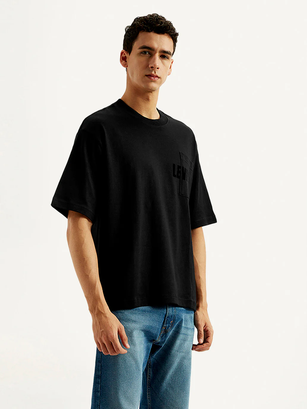 Men's Solid Loose Fit T-shirt - Image 5