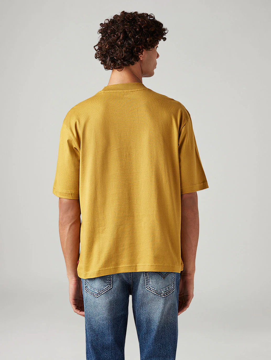 Men's Solid Loose Fit T-Shirt - Image 3