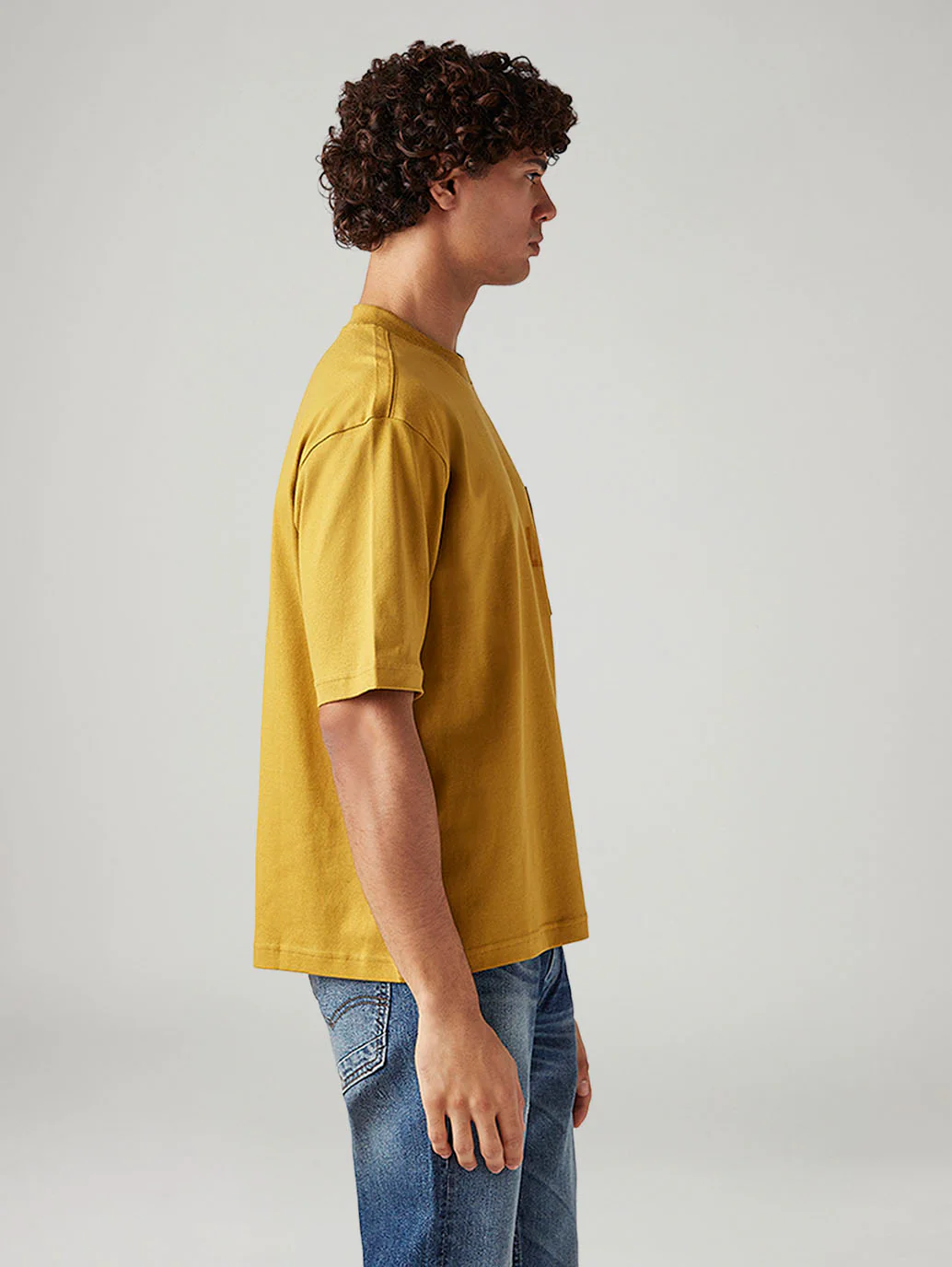 Men's Solid Loose Fit T-Shirt - Image 5