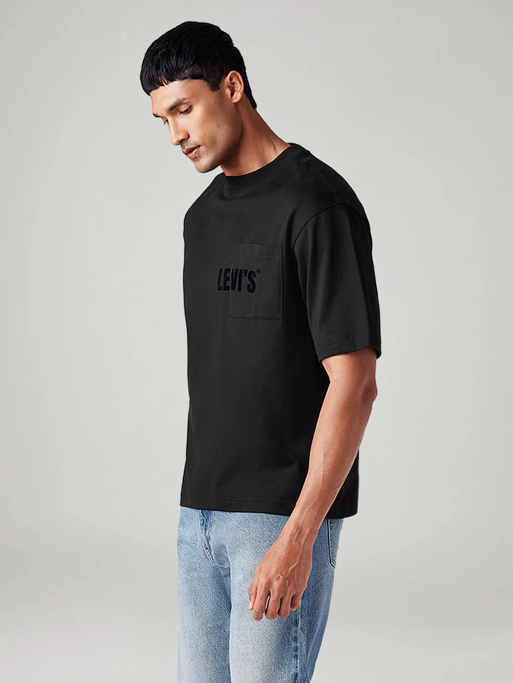 Men's Solid Loose Fit T-Shirt - Image 5