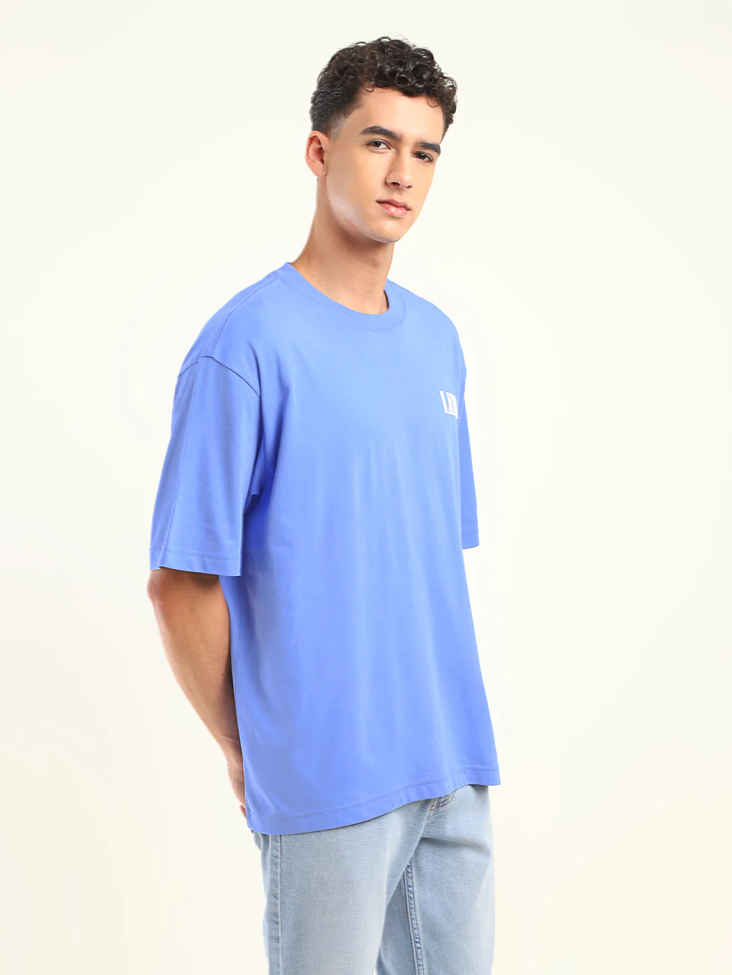 Men's Solid Loose Fit T-Shirt - Image 5