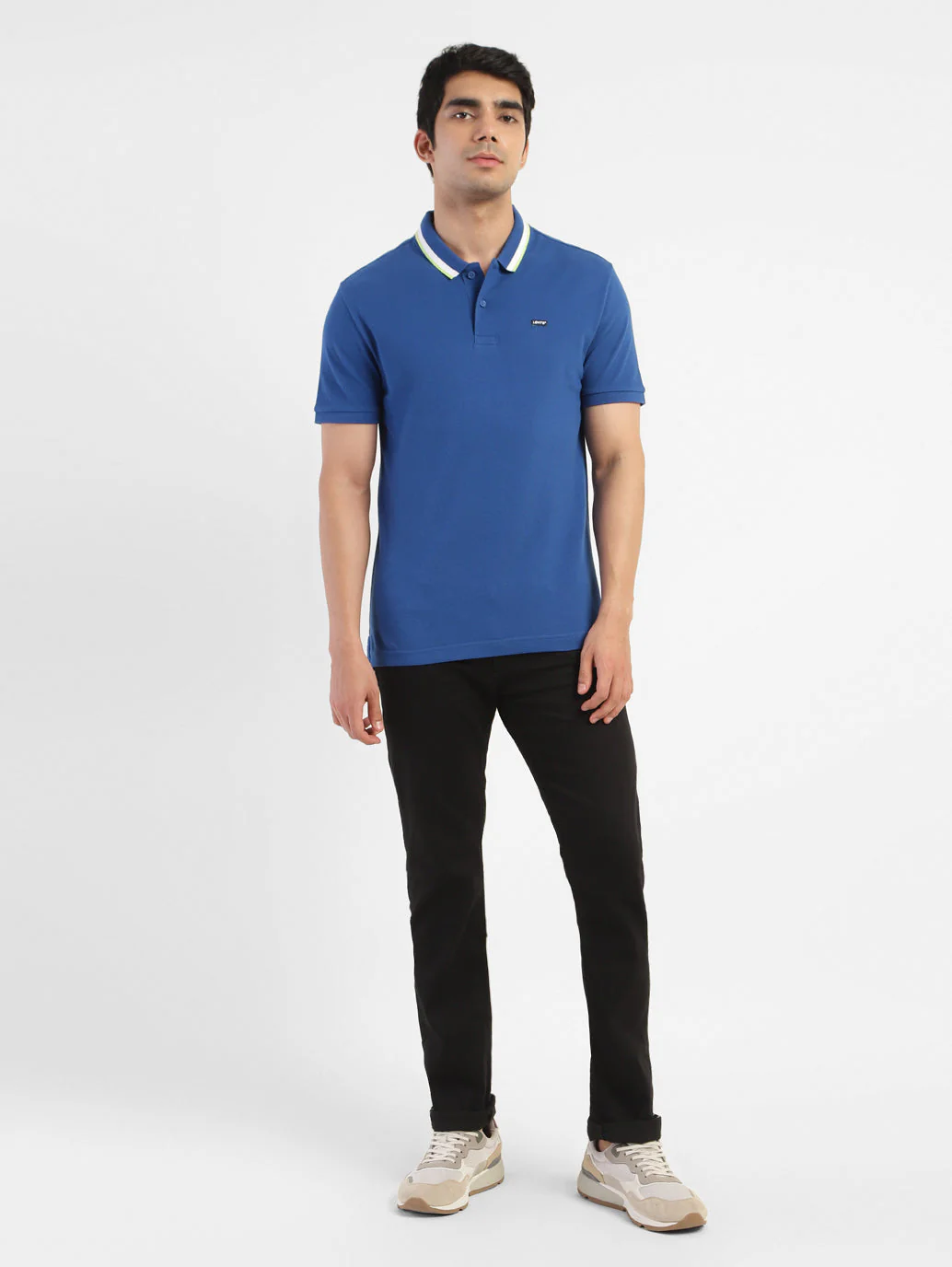 Men's Solid Polo T-shirt - Image 5