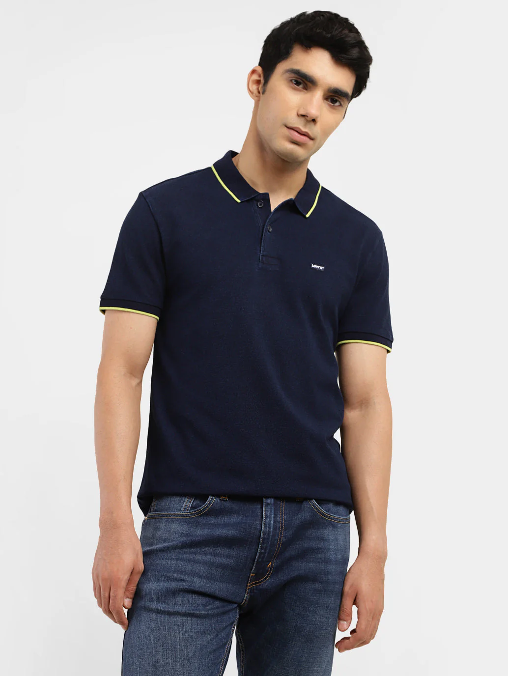 Men's Solid Polo T-shirt - Image 2