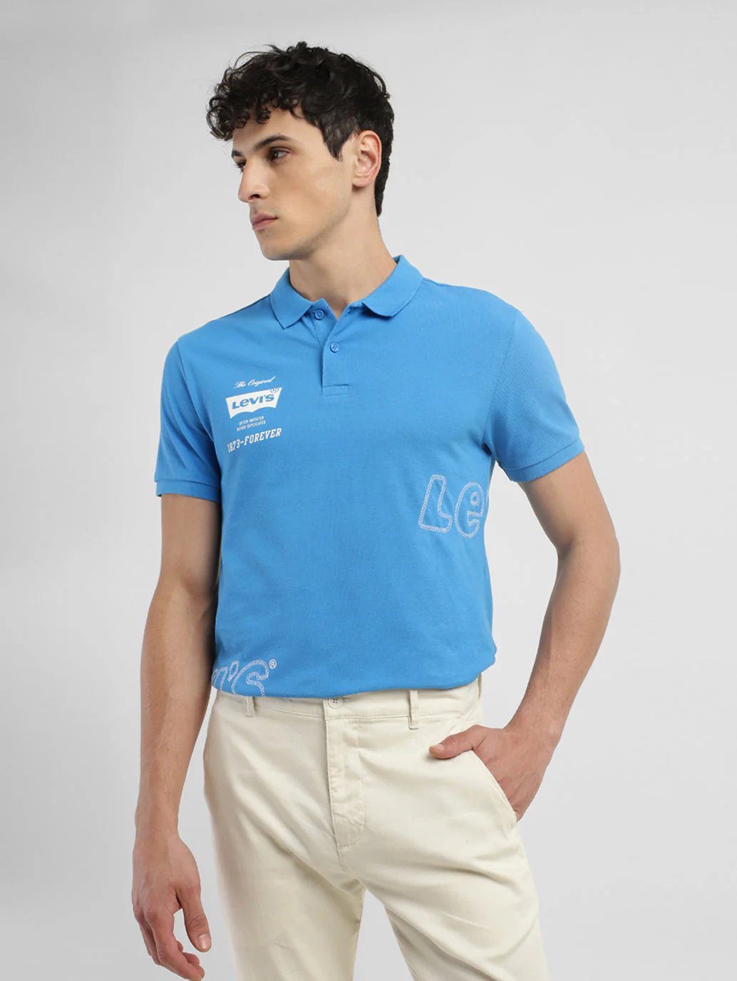 Men's Brand Logo Polo T-shirt - Image 6