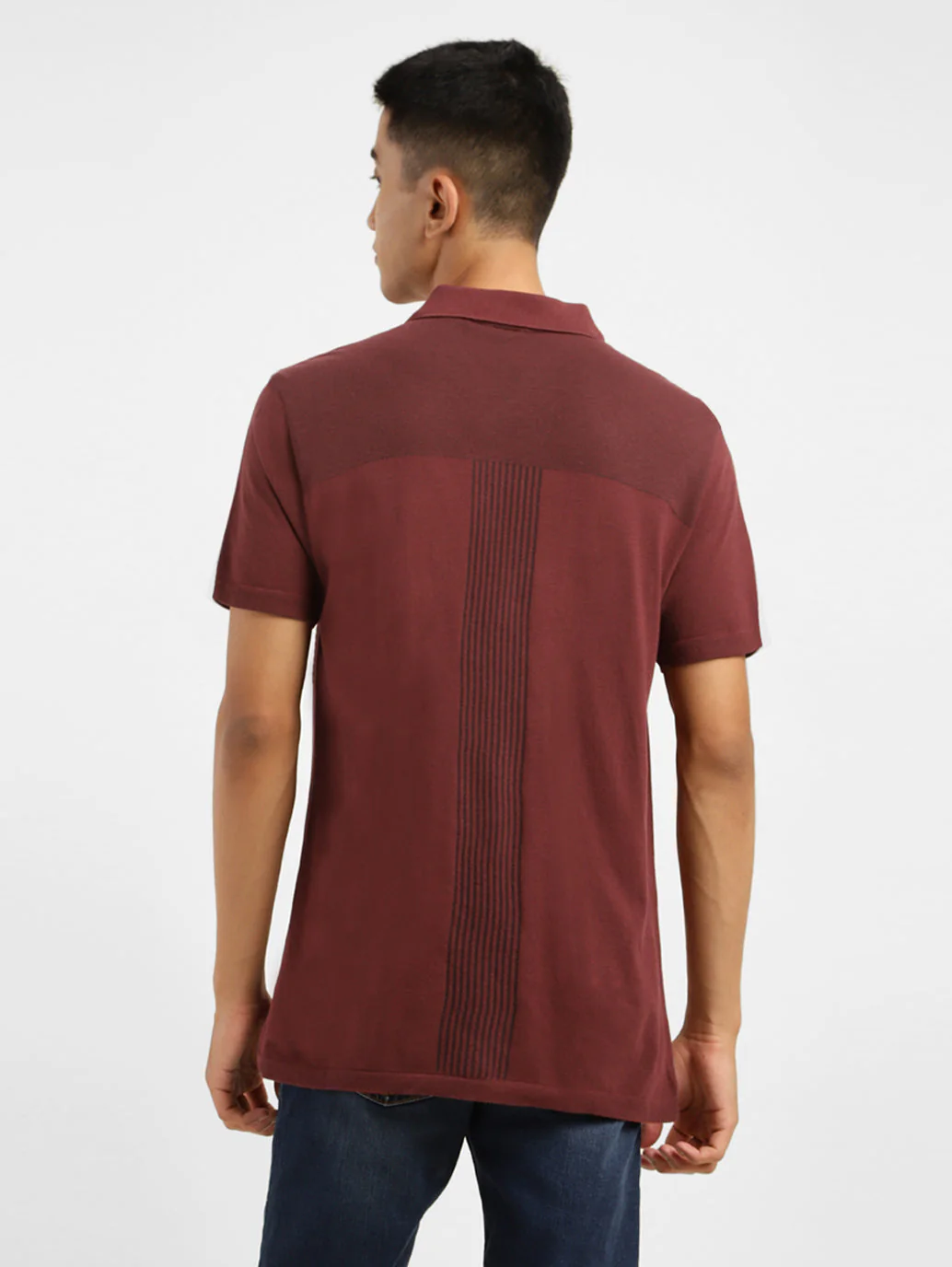 Men's Solid Polo T-shirt - Image 3