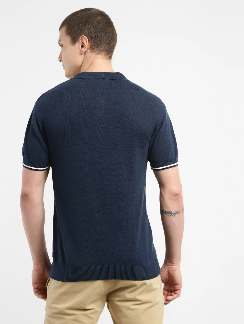 Men's Solid Polo T-shirt - Image 3