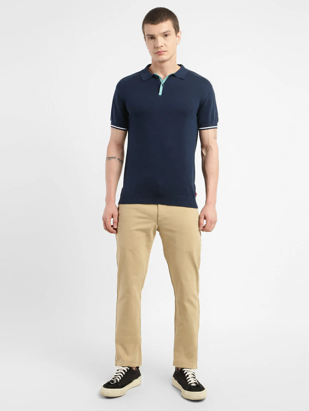 Men's Solid Polo T-shirt - Image 6