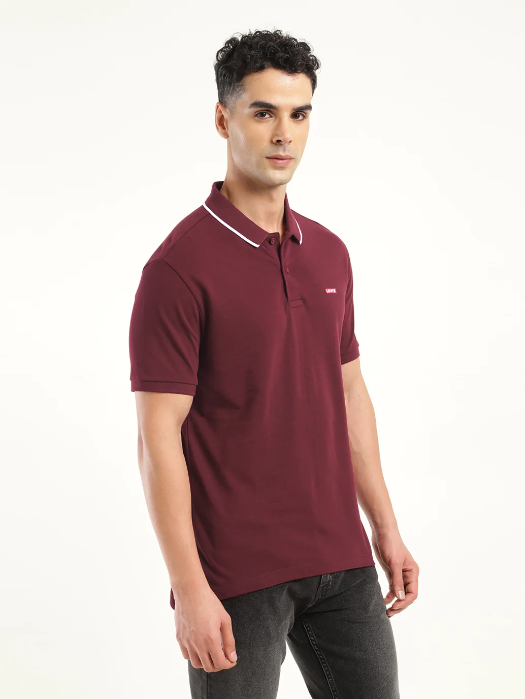 Men's Solid Polo T-Shirt - Image 5