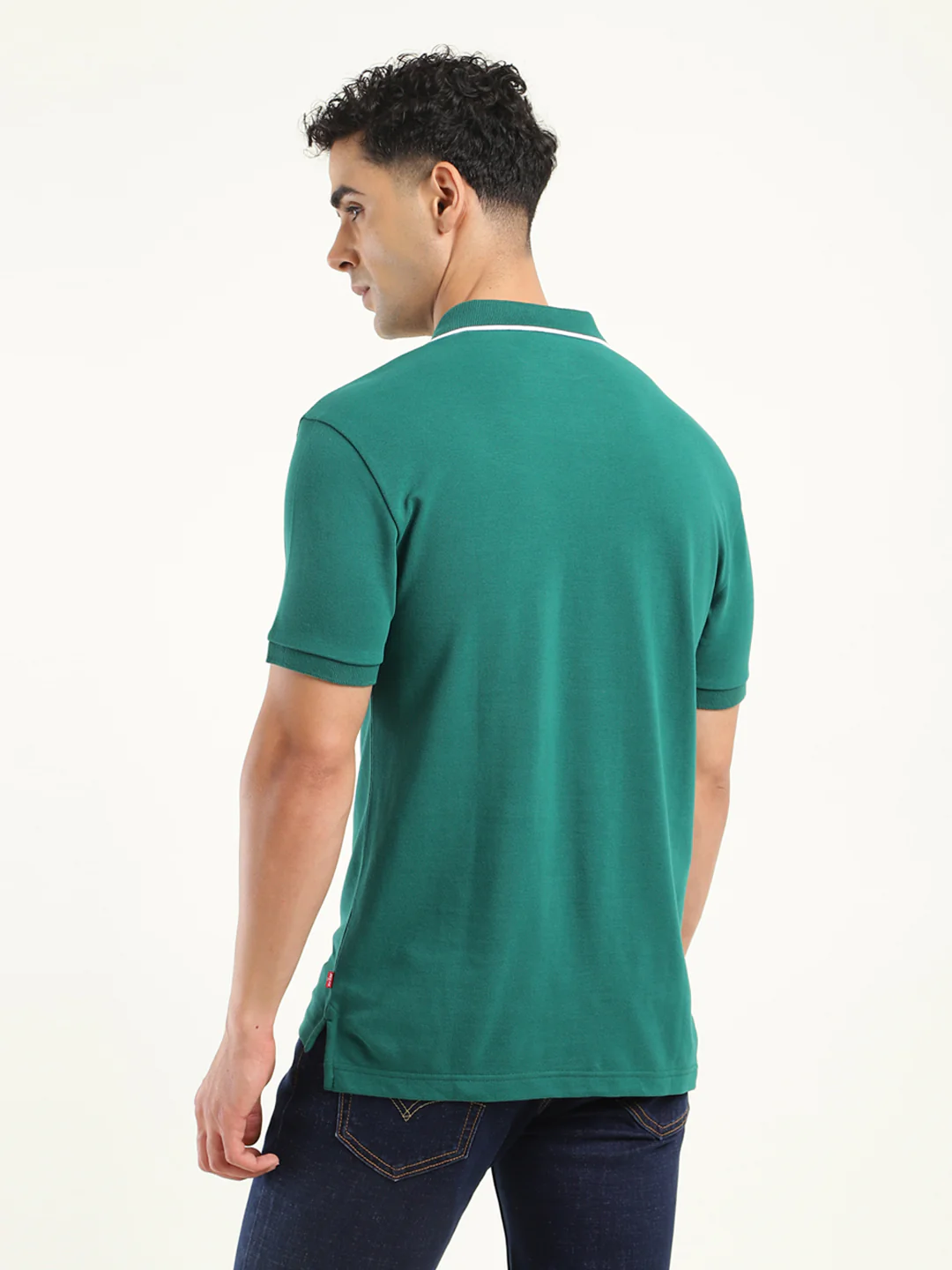 Men's Solid Polo T-Shirt - Image 2
