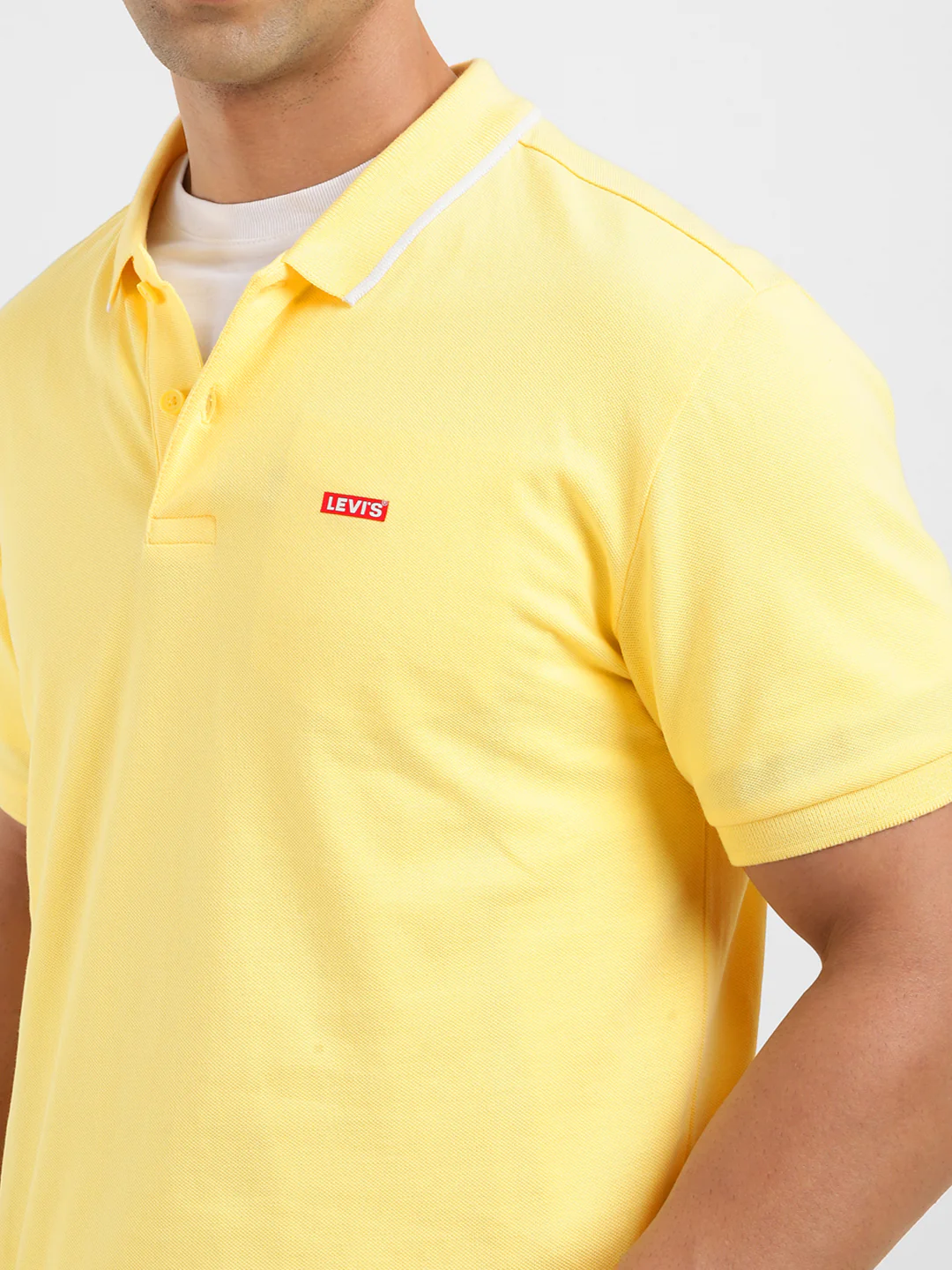 Men's Solid Polo T-Shirt - Image 4