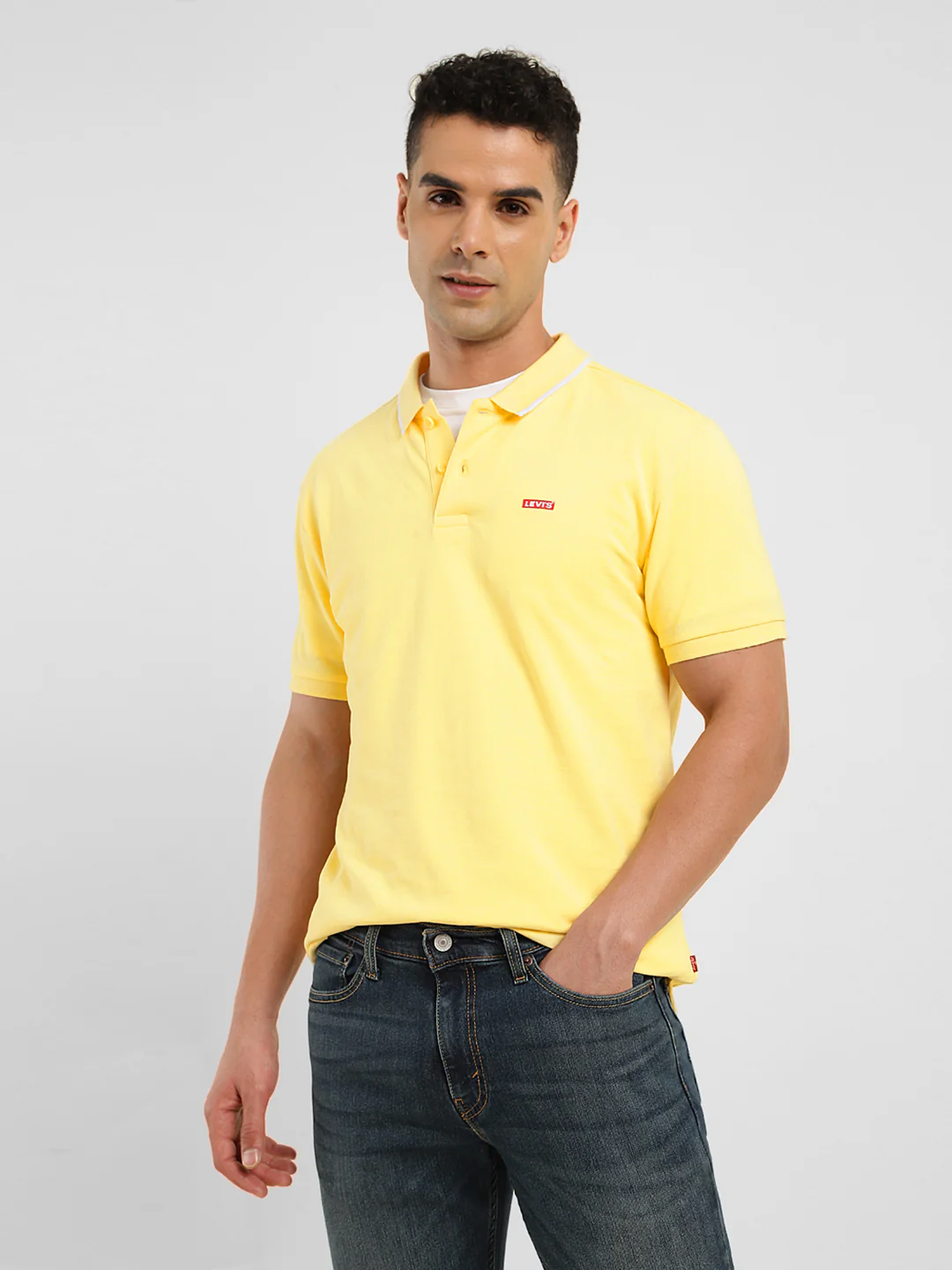 Men's Solid Polo T-Shirt - Image 5