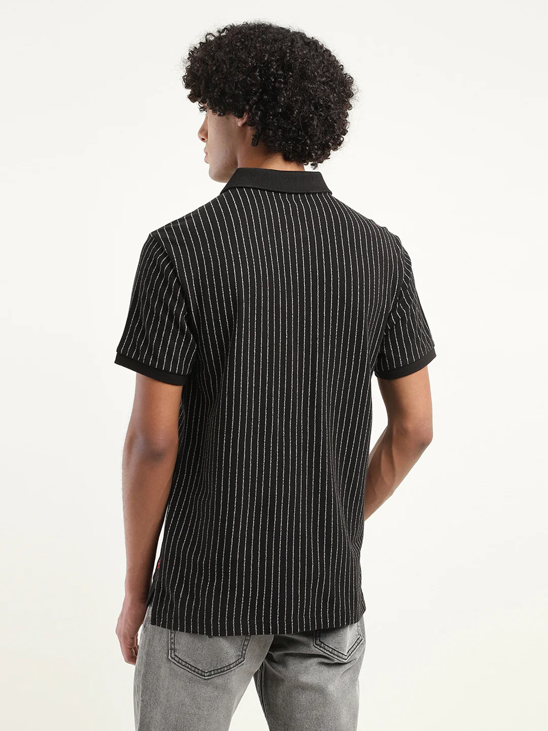 Men's Solid Polo T-Shirt - Image 3