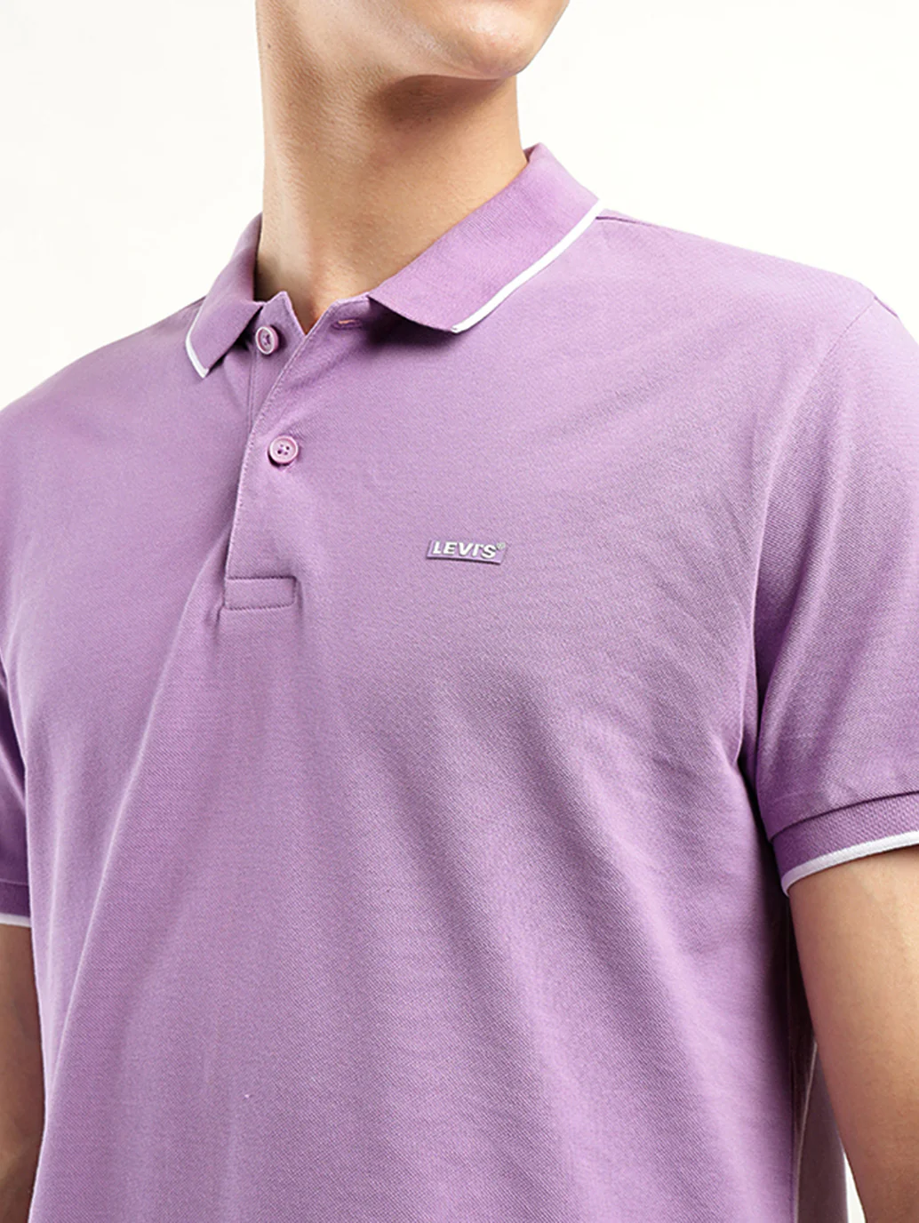Men's Solid Polo T-Shirt - Image 4