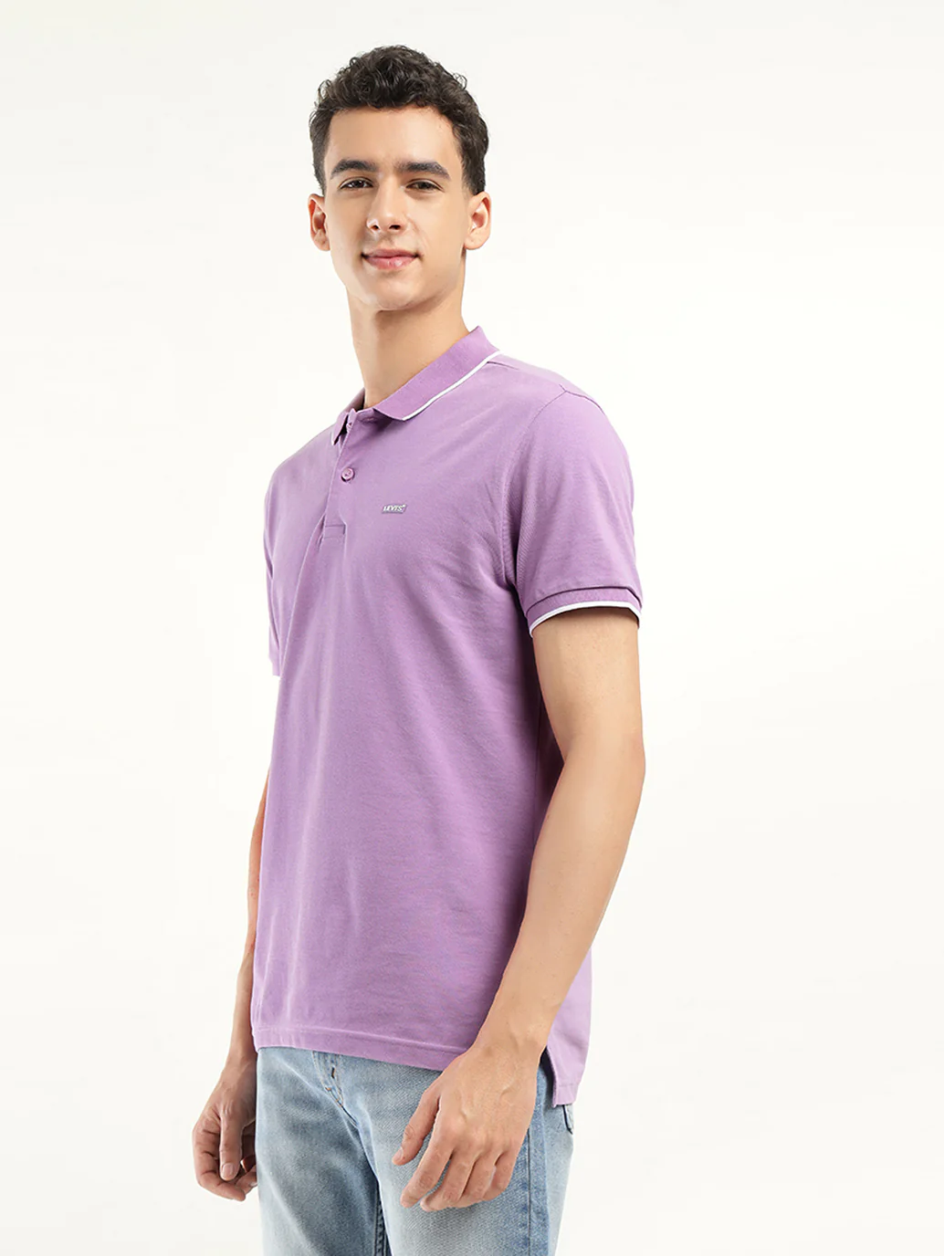 Men's Solid Polo T-Shirt - Image 5