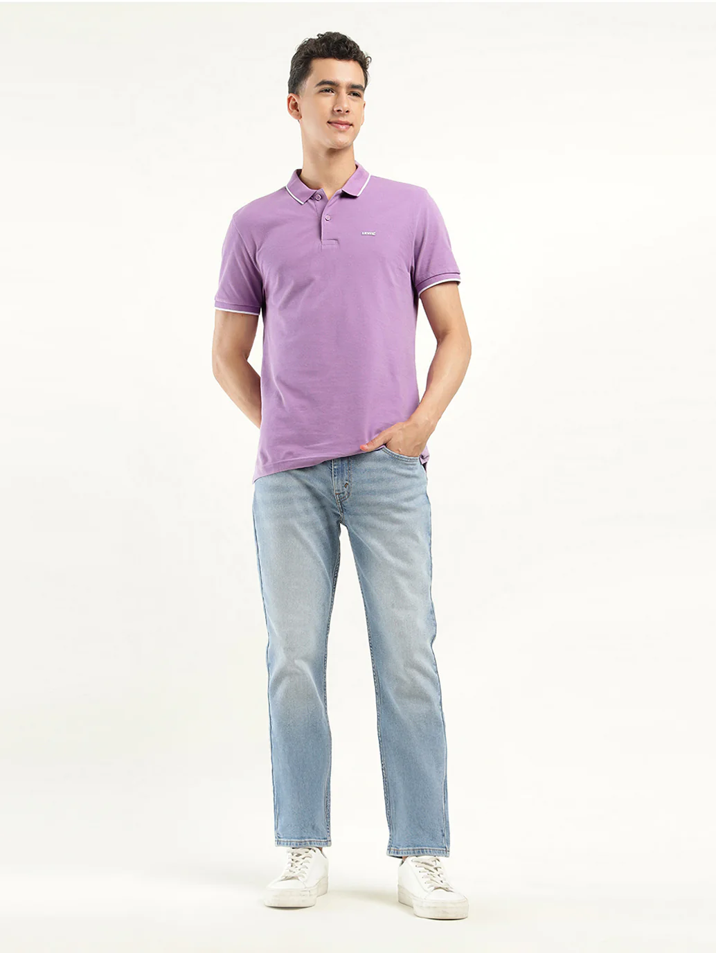 Men's Solid Polo T-Shirt - Image 6