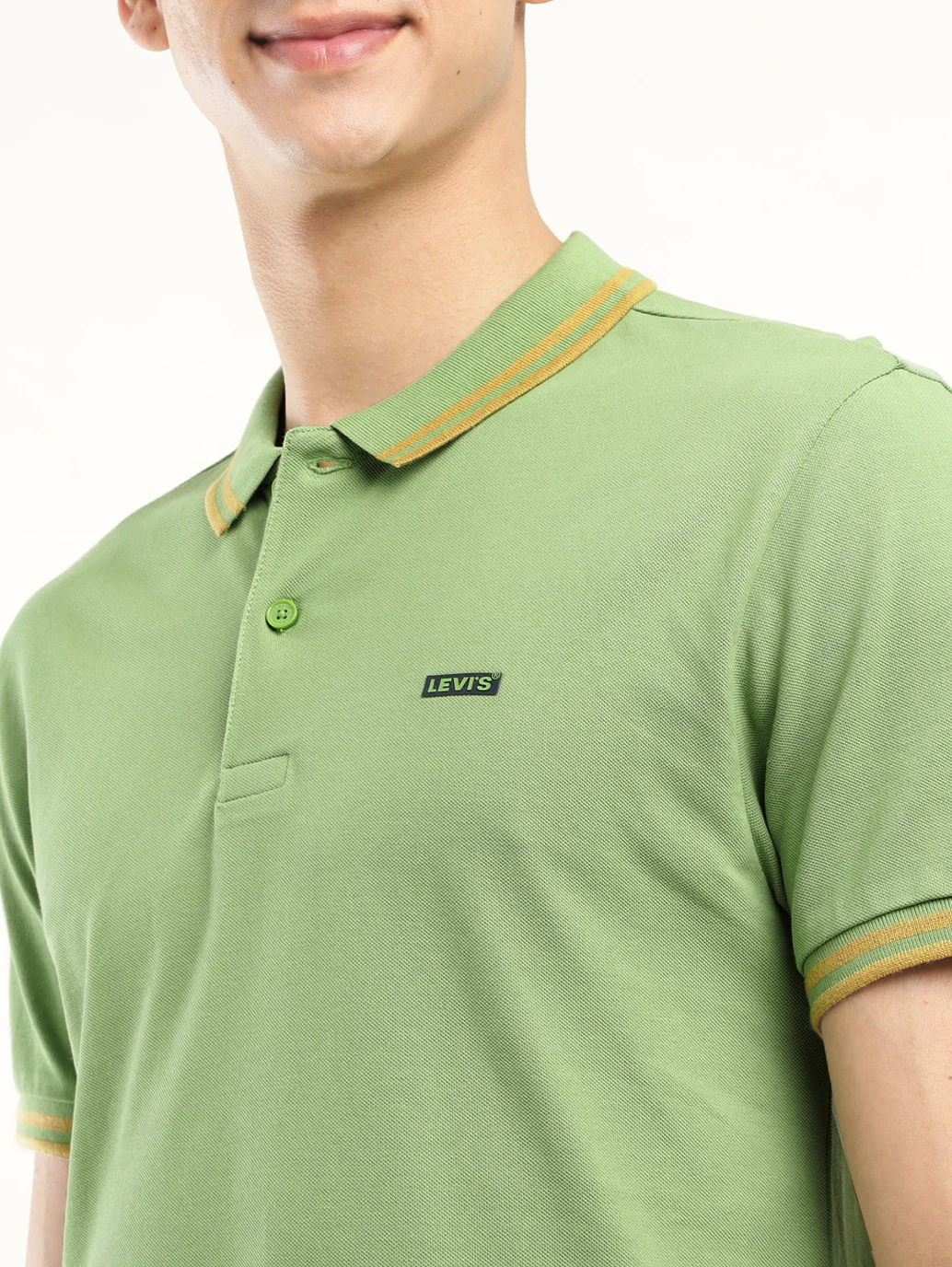 Men's Solid Polo T-Shirt - Image 4