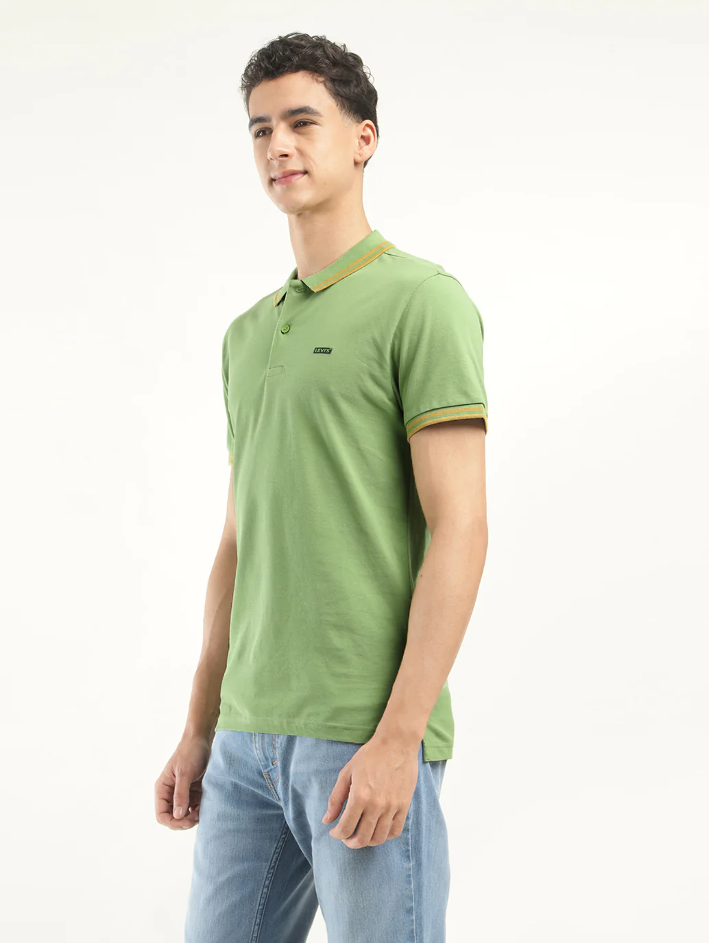 Men's Solid Polo T-Shirt - Image 5