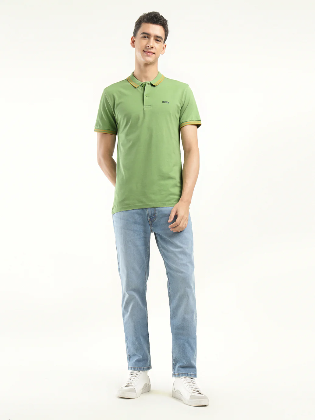 Men's Solid Polo T-Shirt - Image 6