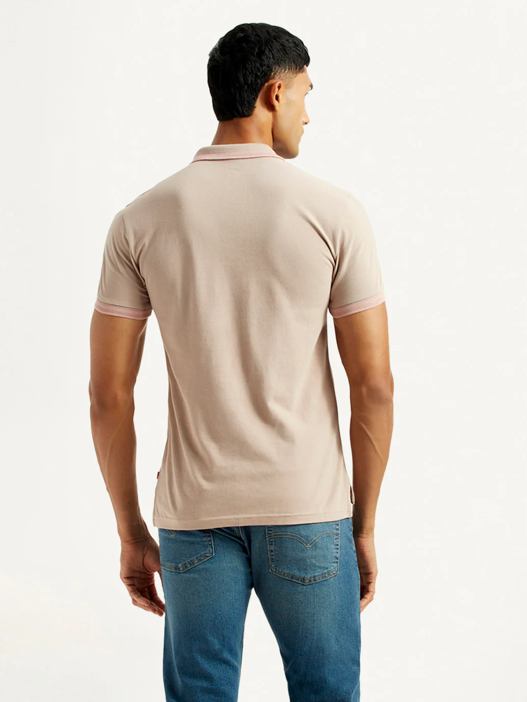 Men's Solid Polo T-Shirt - Image 3