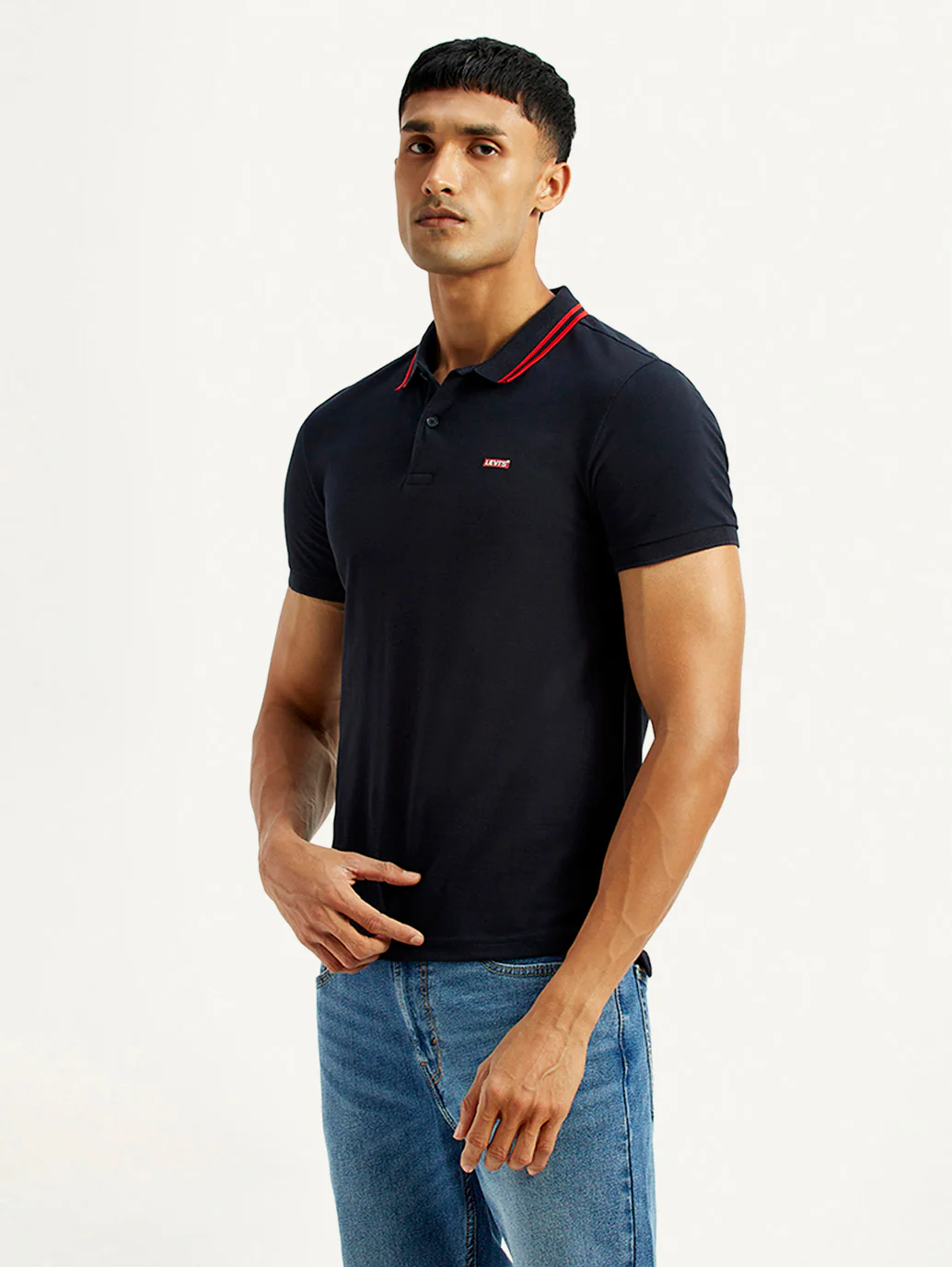 Men's Solid Polo T-Shirt - Image 4
