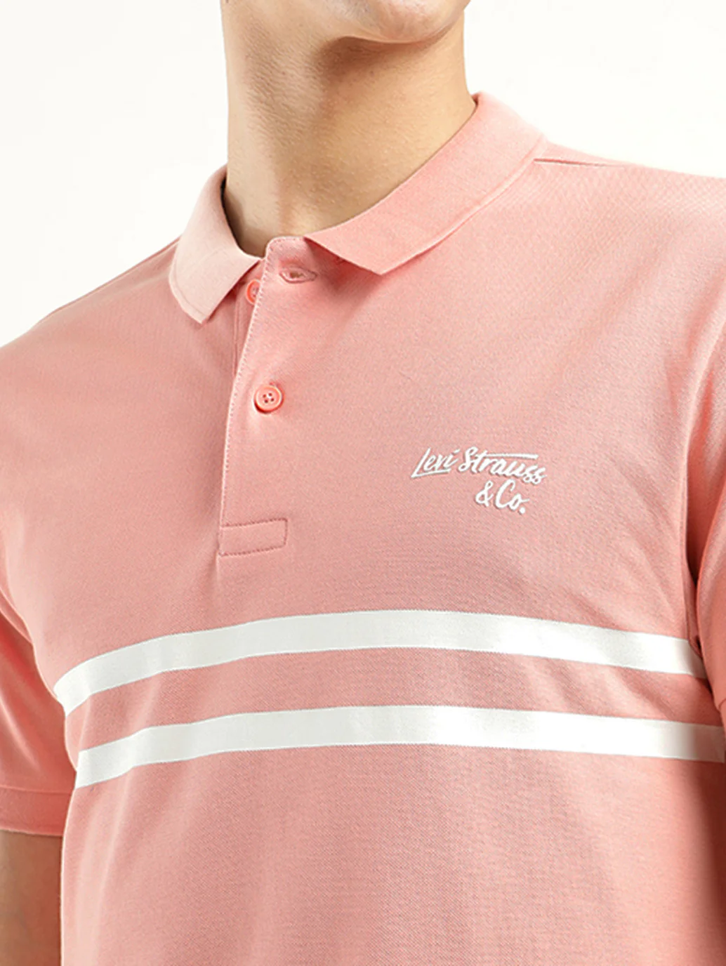 Men's Solid Polo T-Shirt - Image 3
