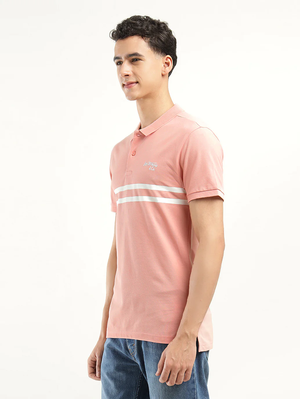 Men's Solid Polo T-Shirt - Image 4