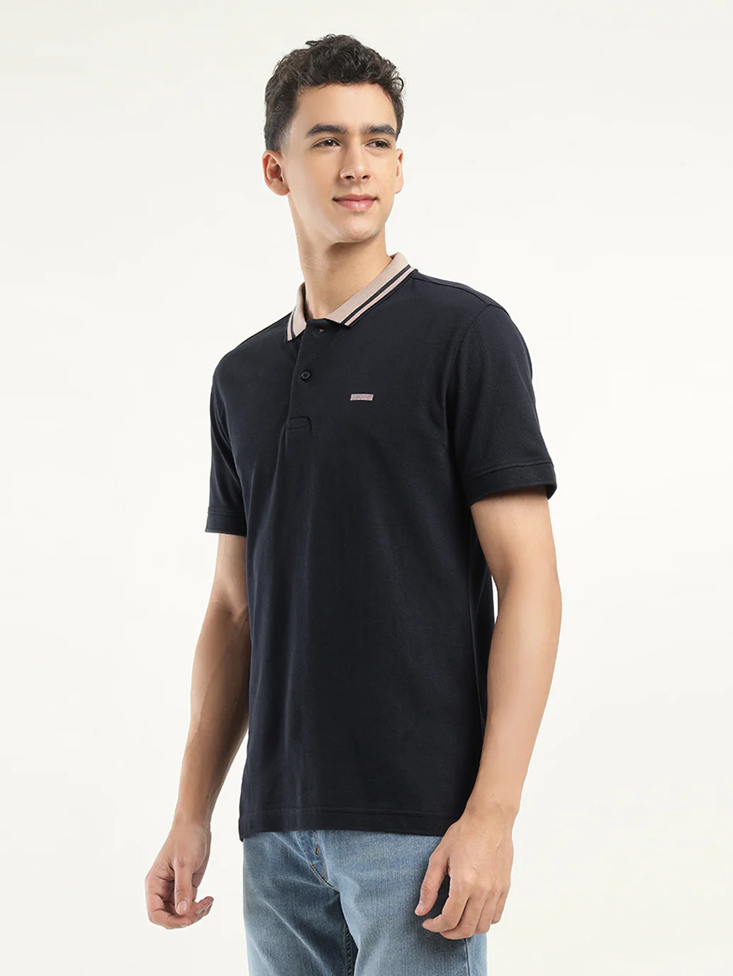 Men's Solid Polo T-Shirt - Image 5
