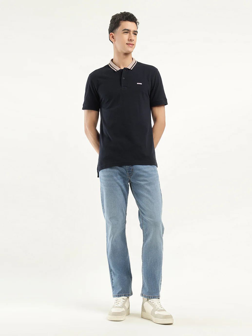 Men's Solid Polo T-Shirt - Image 6