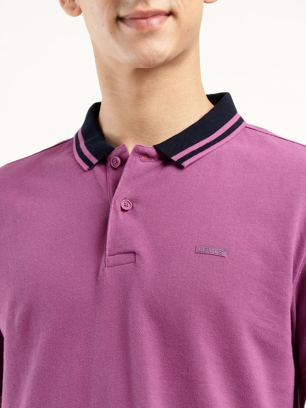 Men's Solid Polo T-Shirt - Image 5