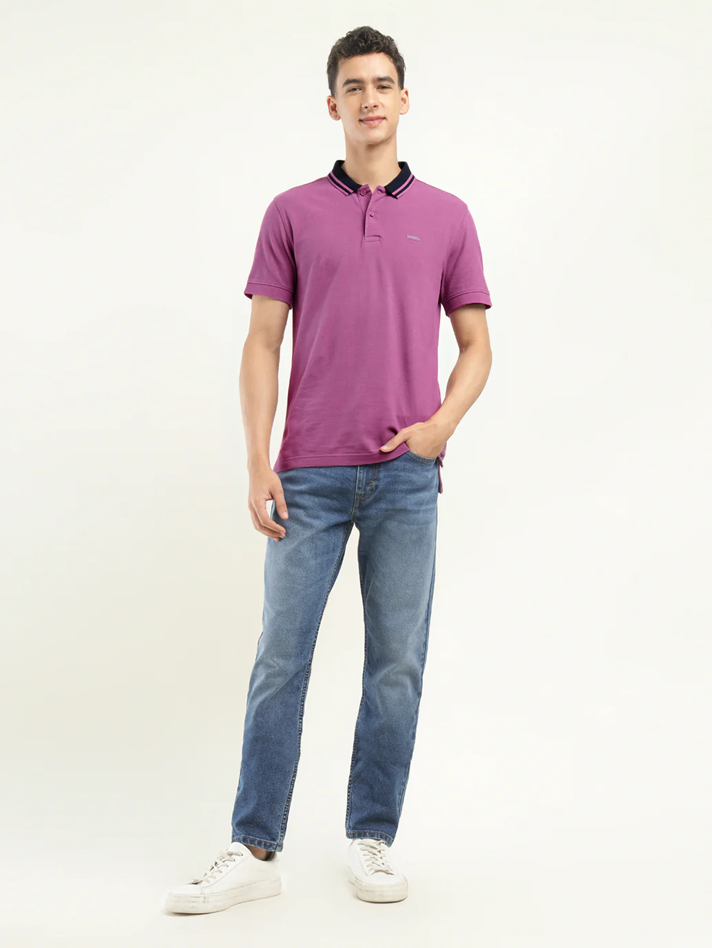 Men's Solid Polo T-Shirt - Image 6