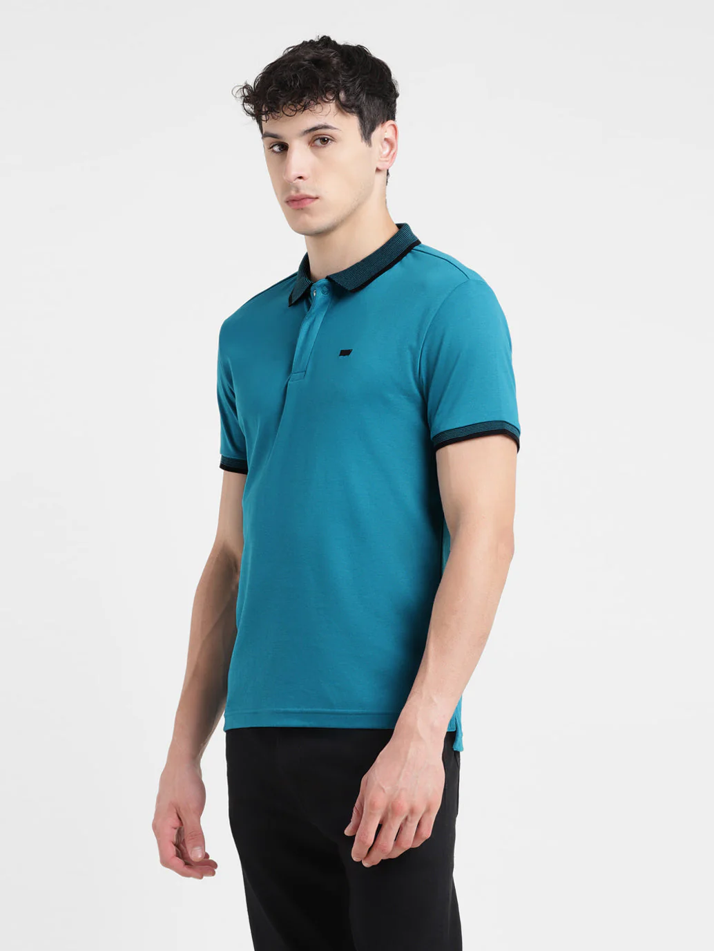 Men's Solid Polo T-shirt - Image 8