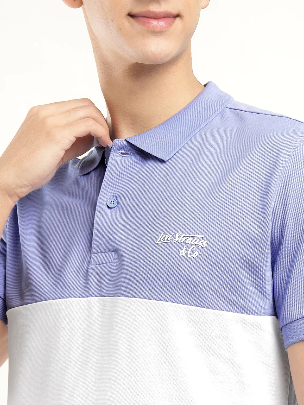 Men's Colorblock Polo T-Shirt - Image 5