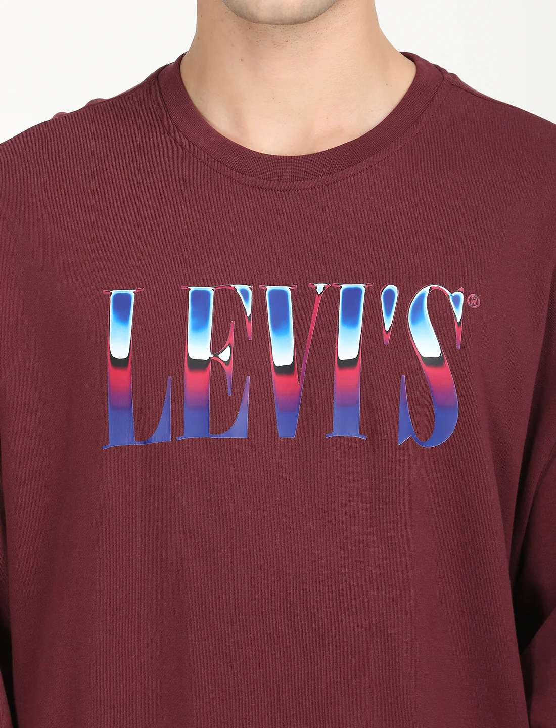 Men's Solid Crew Neck Sweatshirt - Image 4