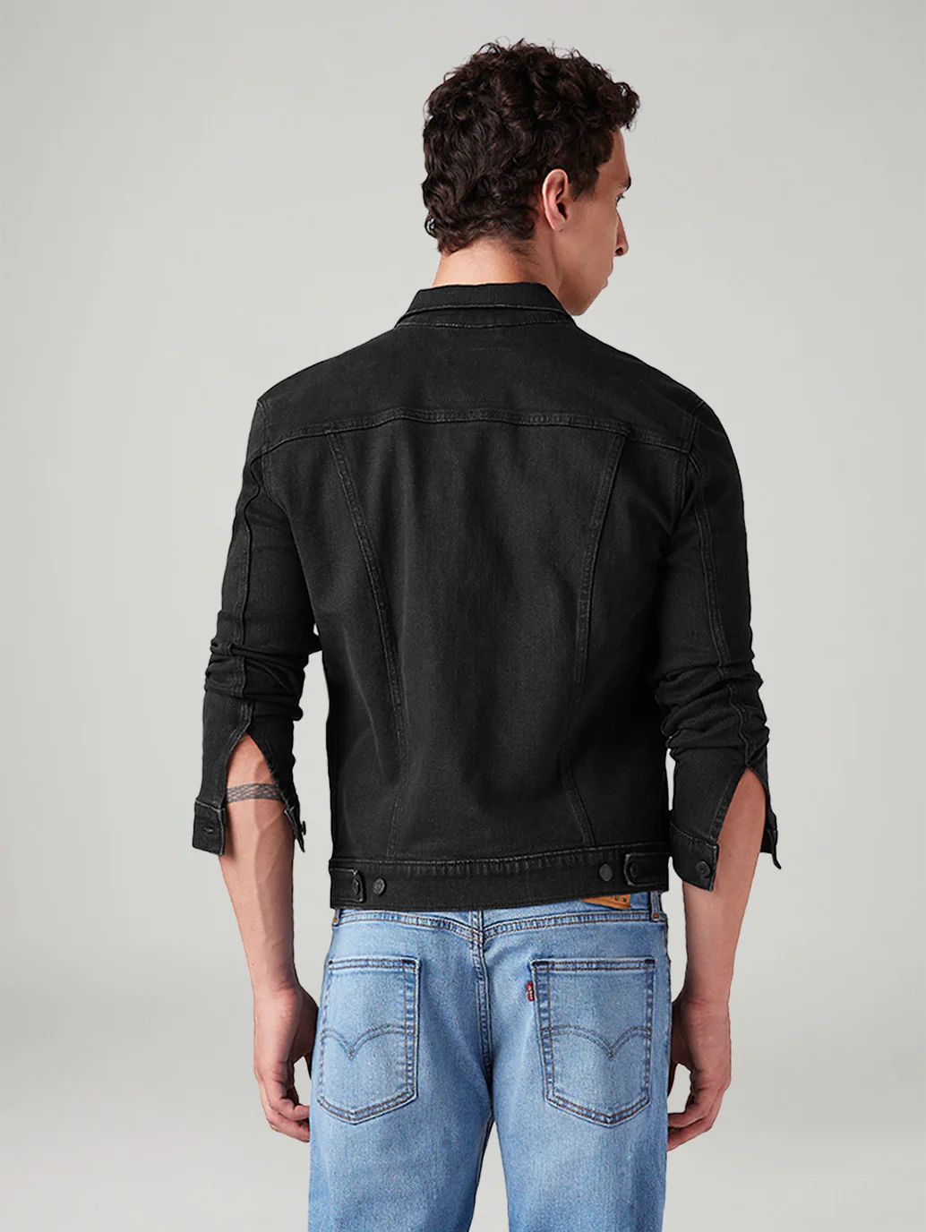 Men's Solid Regular Fit Jacket - Image 3
