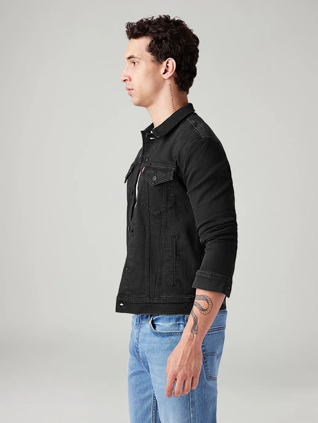 Men's Solid Regular Fit Jacket - Image 5