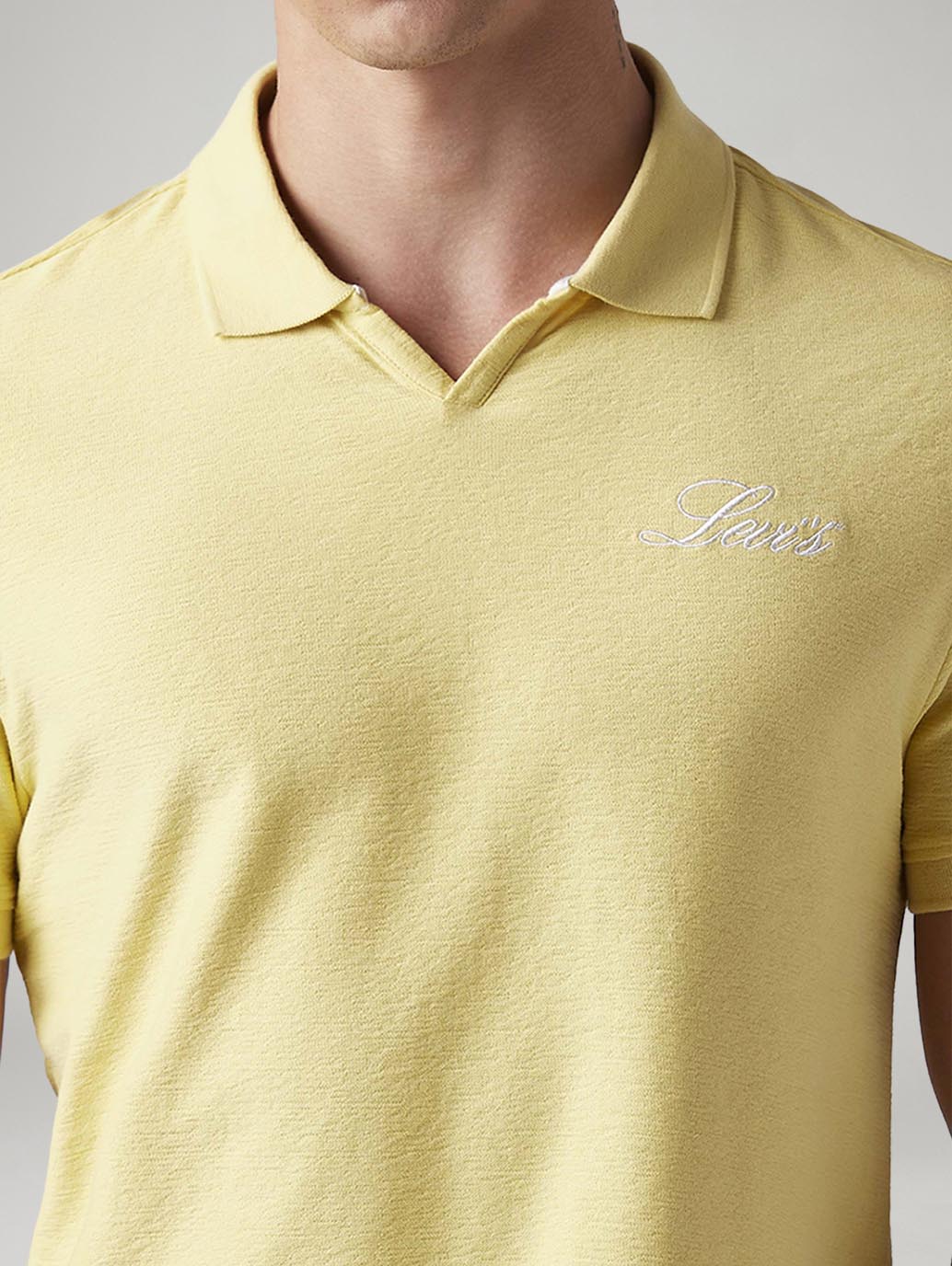 Men's Solid Regular Fit Polo T-Shirt - Image 4
