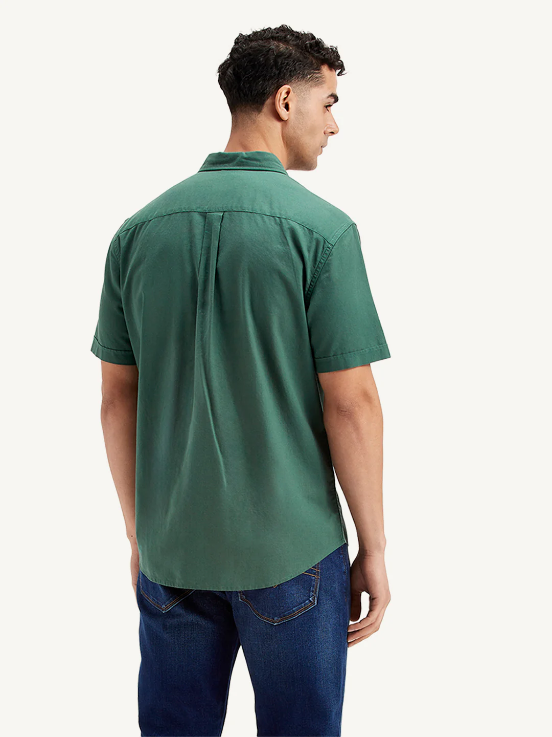 Men's Solid Slim Fit Shirt - Image 3