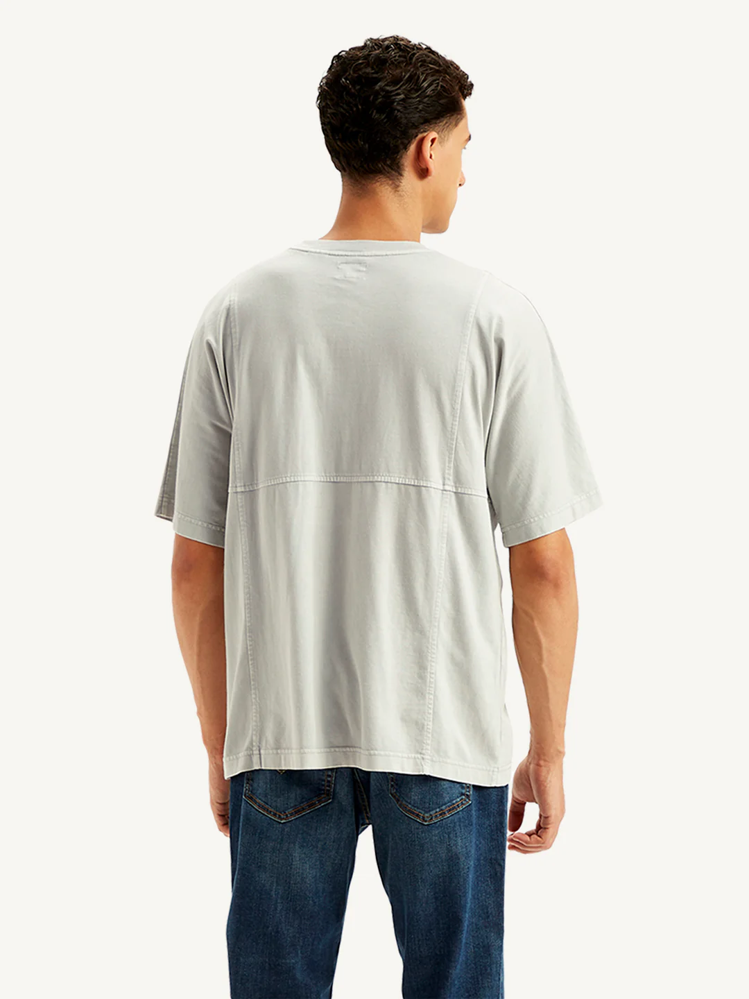 Men's Solid Regular Fit T-Shirt - Image 3