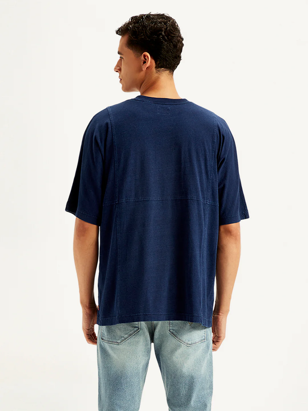 Men's Solid Regular Fit T-Shirt - Image 3