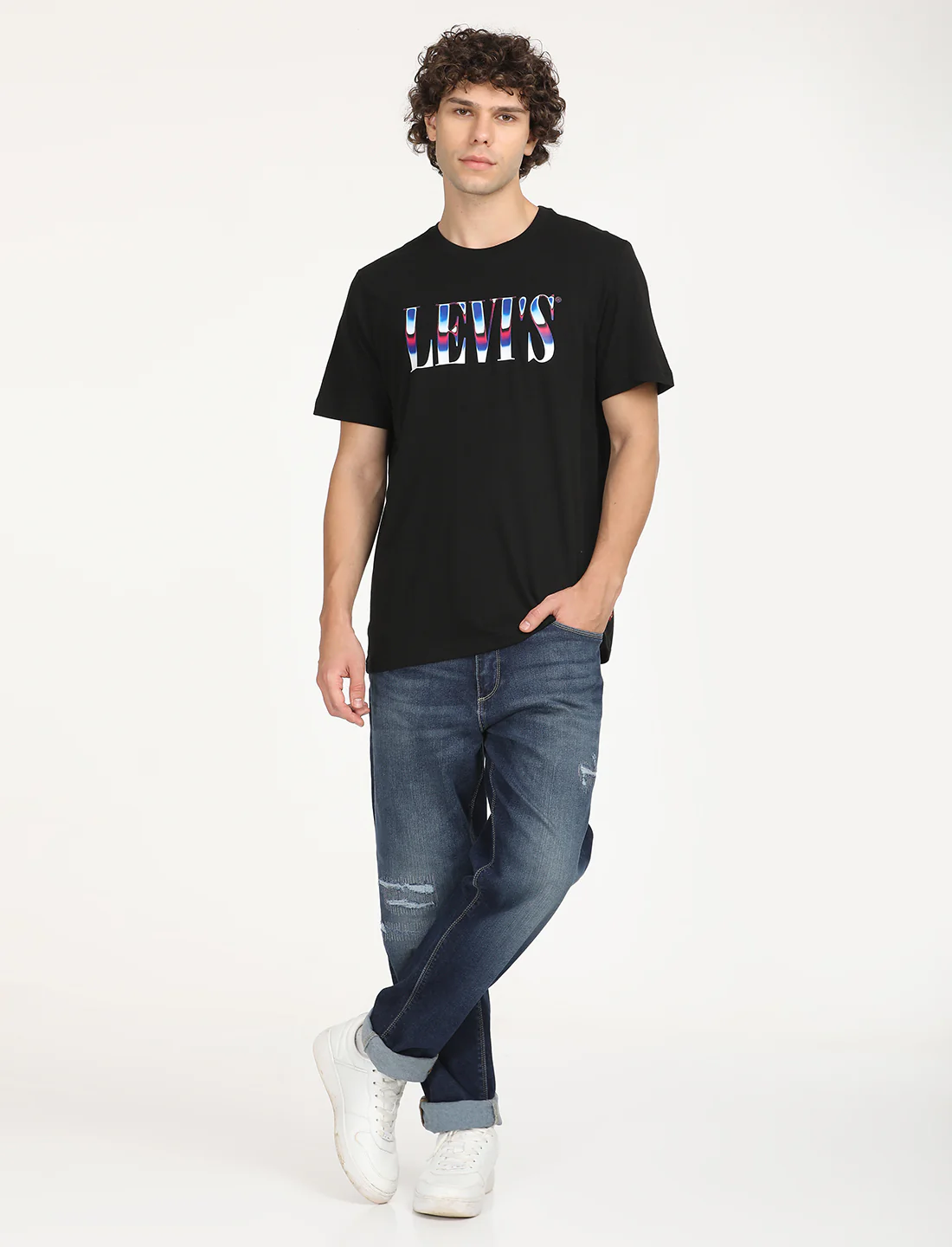 Men's Solid Loose Fit  T-Shirt - Image 6