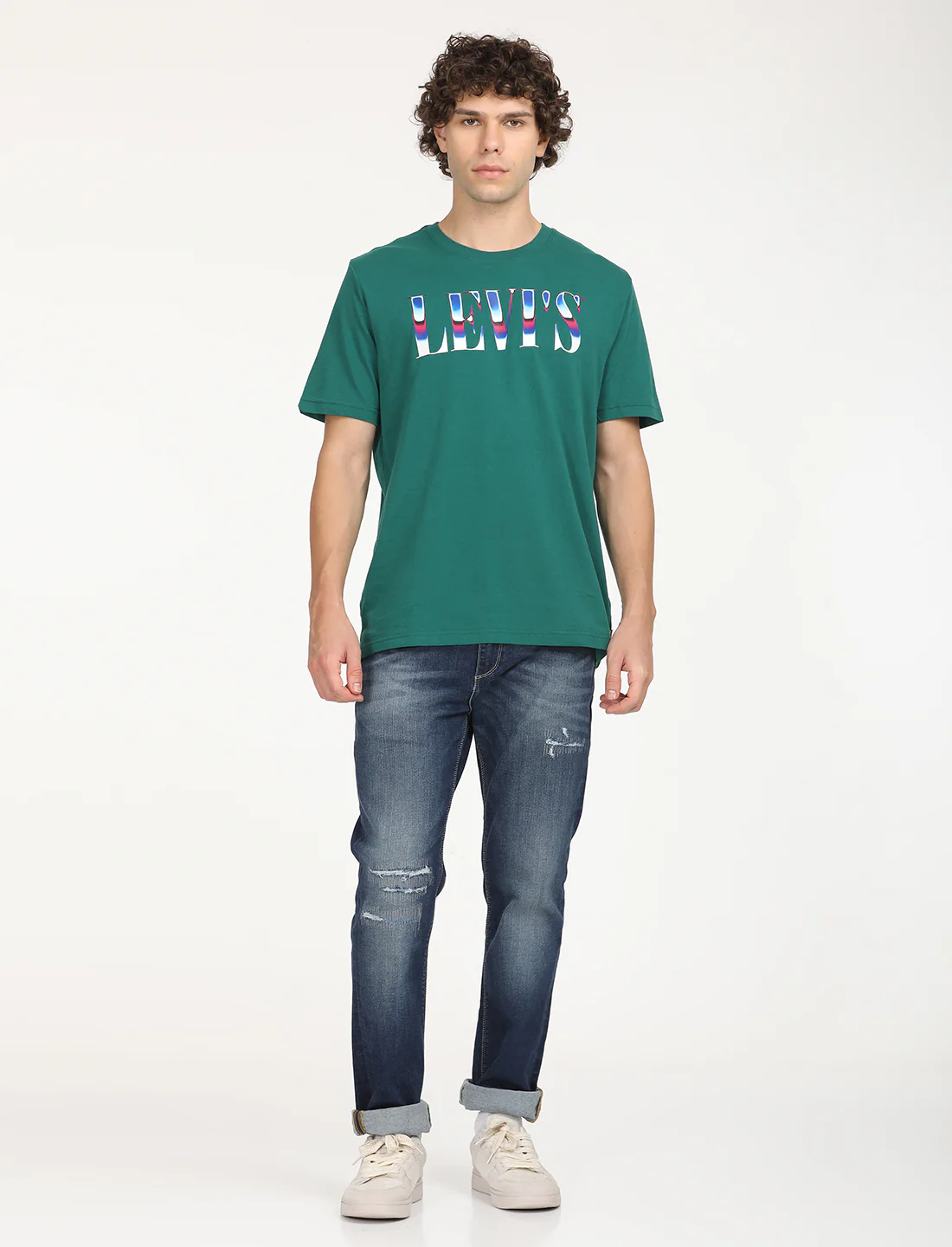Men's Solid Loose Fit T-Shirt - Image 6