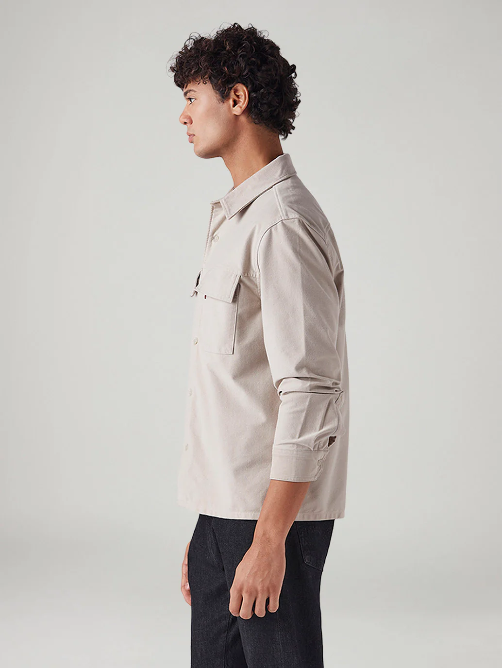 Men's Solid Relaxed Fit Shirt - Image 5