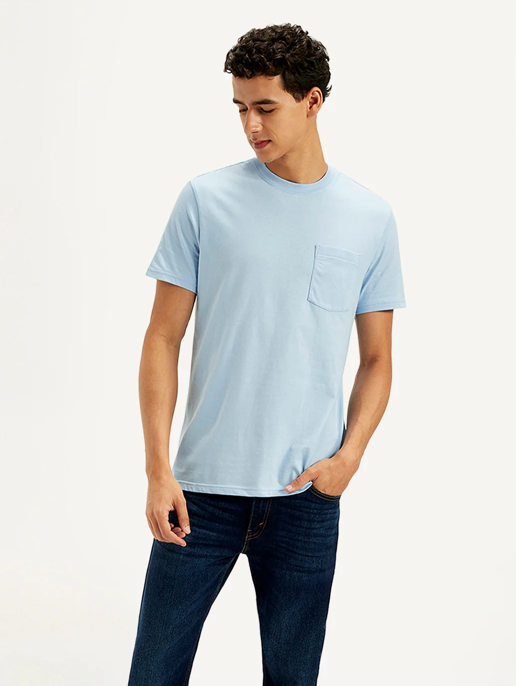Men's Solid Round Neck T-Shirt