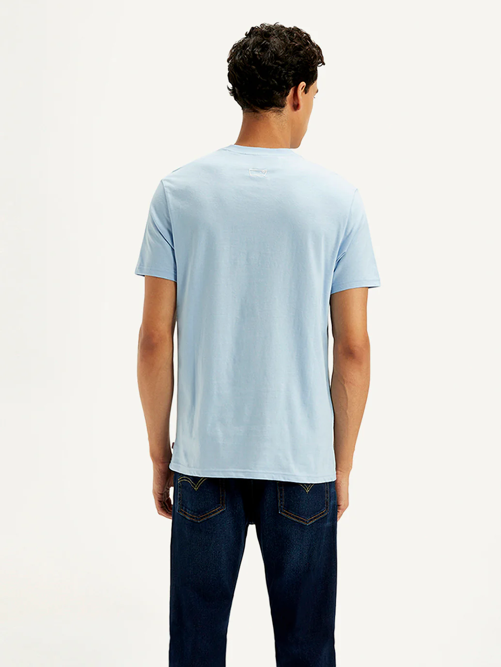 Men's Solid Round Neck T-Shirt - Image 3