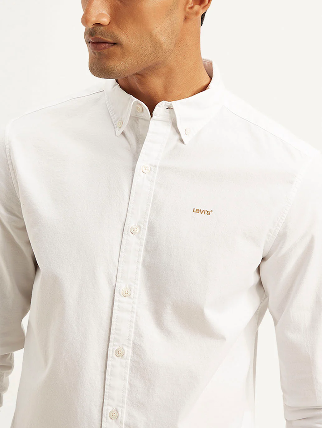 Men's Solid Slim Fit Oxford Shirt - Image 4